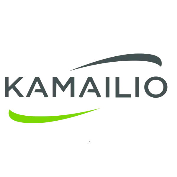 Official Kamailio logo — the open-source SIP server powering scalable communications.