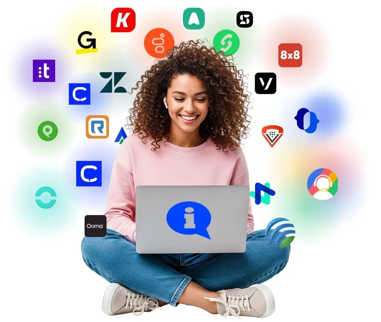 Indosoft client reviewing multiple communication platform options around the Indosoft logo, symbolizing choosing the right solution through informed comparisons. Indosoft client reviewing multiple communication platform options around the Indosoft logo, symbolizing choosing the right solution through informed comparisons.