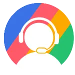 AVOXI — virtual numbers and cloud communications CallHippo logo featuring a multicolor circle with a headset icon representing a virtual phone system