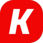 The Kixie logo identifies a platform built for sales teams, offering automated dialing, SMS tools, CRM syncing, and call analytics. Kixie logo with a bold red “K” on a red rounded background representing a sales engagement platform