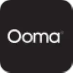 Ooma logo with white text on a black rounded square representing a VoIP service provider Ooma logo with white text on a black rounded square representing a VoIP service provider