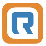 RingCentral logo with a blue “R” inside an orange rounded square representing a cloud communication provider RingCentral logo with a blue “R” inside an orange rounded square representing a cloud communication provider