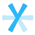 Yodel logo featuring overlapping blue and teal asterisk-like shapes Yodel logo featuring overlapping blue and teal asterisk-like shapes