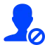 icon block contact