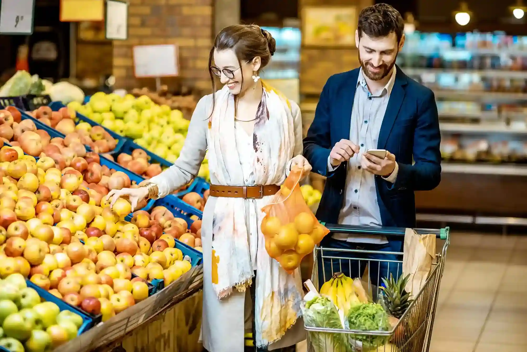 While selecting groceries, a family member discreetly pauses an active call using Indosoft, holding the conversation until the right moment to respond. A family pauses their phone conversation while shopping, calmly placing the caller on hold using the Indosoft solution to continue without interruptions.