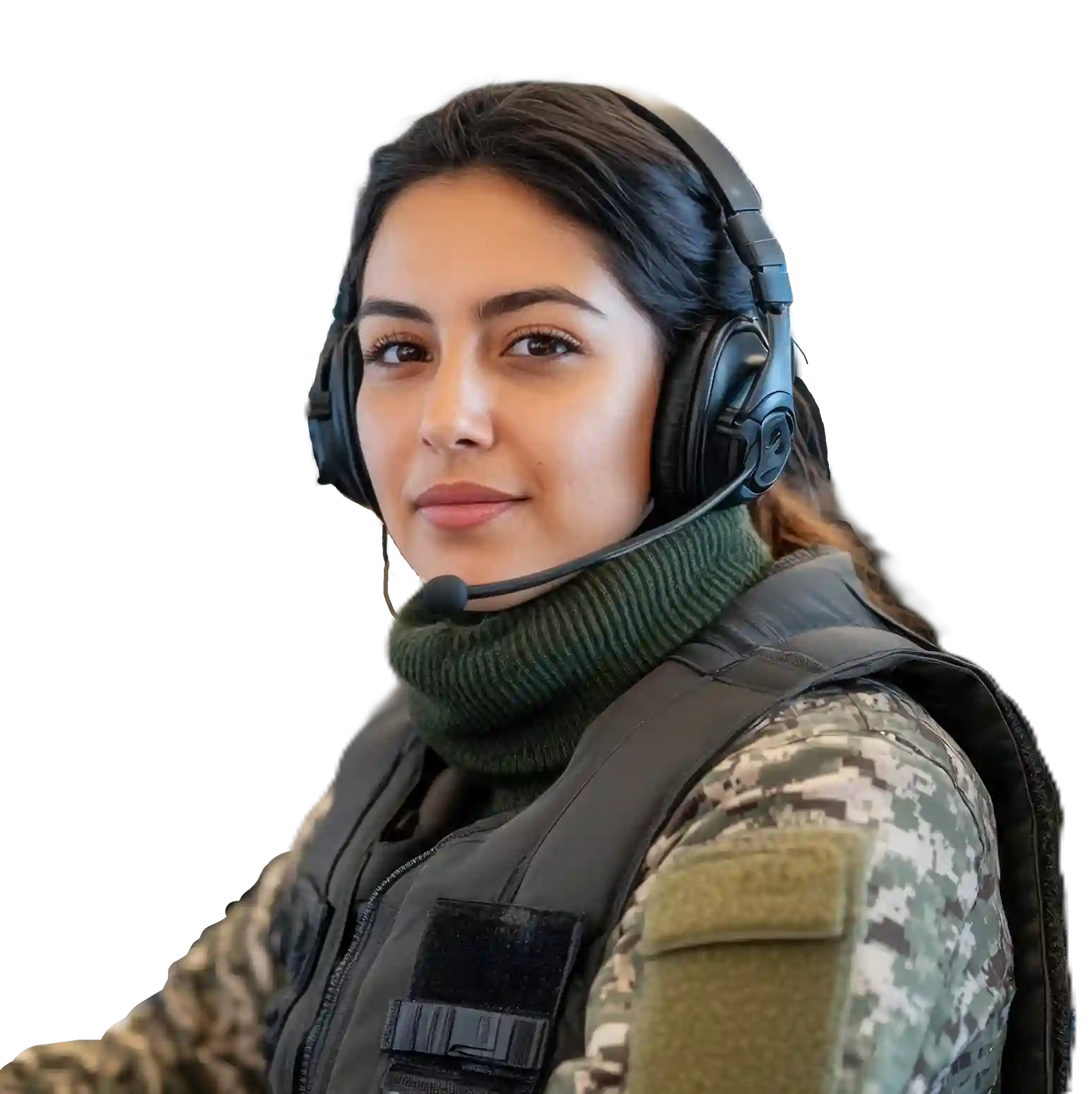 Indosoft enables defense teams to configure communication workflows that align with military command structures and operational standards. By defining routing paths, escalation layers, and access permissions, the platform ensures consistent execution across every mission-critical interaction. A military communications specialist wearing a headset monitors and manages secure coordination channels, reflecting how structured workflows guide every interaction according to defined defense protocols.