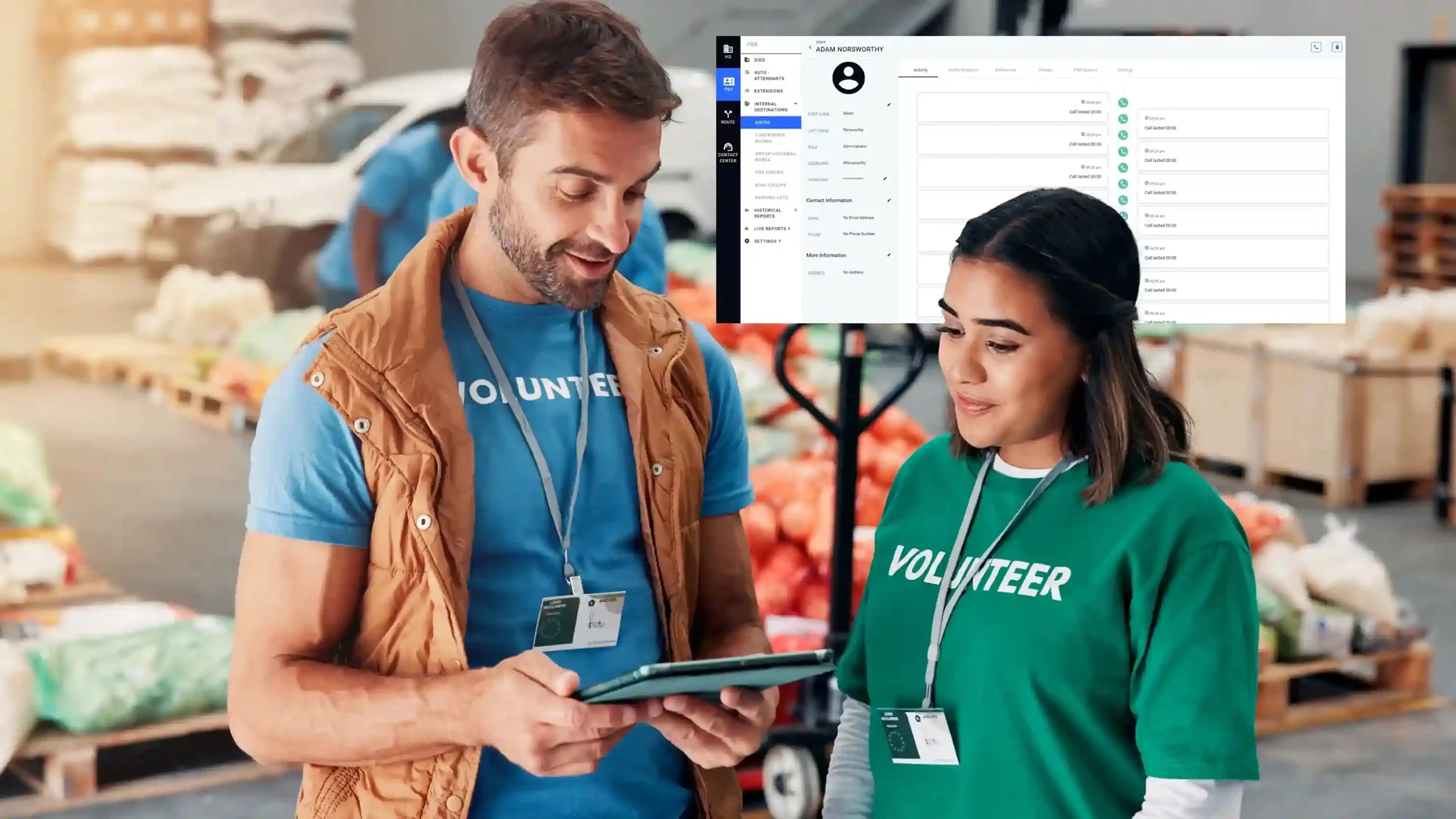 Volunteers collaborating with an Indosoft expert on a tablet to improve nonprofit outreach and build stronger donor relationships. Nonprofit team members using a tablet to learn how Indosoft’s communication tools can help them connect, grow, and inspire change in their community.